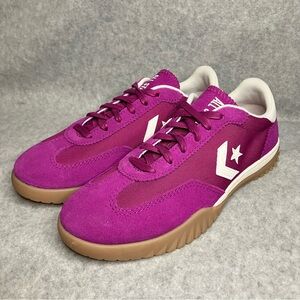 Converse Run Star Womens Size 5.5 Trainer Ox Suede Purple Sneakers Shoes A13361C